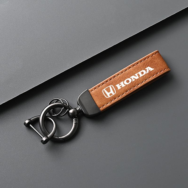 Car Keychain Portable Keyring Styling Accessories For Honda Civic Accord Fit City Vezel CRV Odyssey Pilot Jazz Prelude Insight ZP8