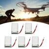 5PCS 802540 800mAh RC Drone Battery Portable RC UAV Backup Battery Accessories for SYMA X5C X5C 1 X5