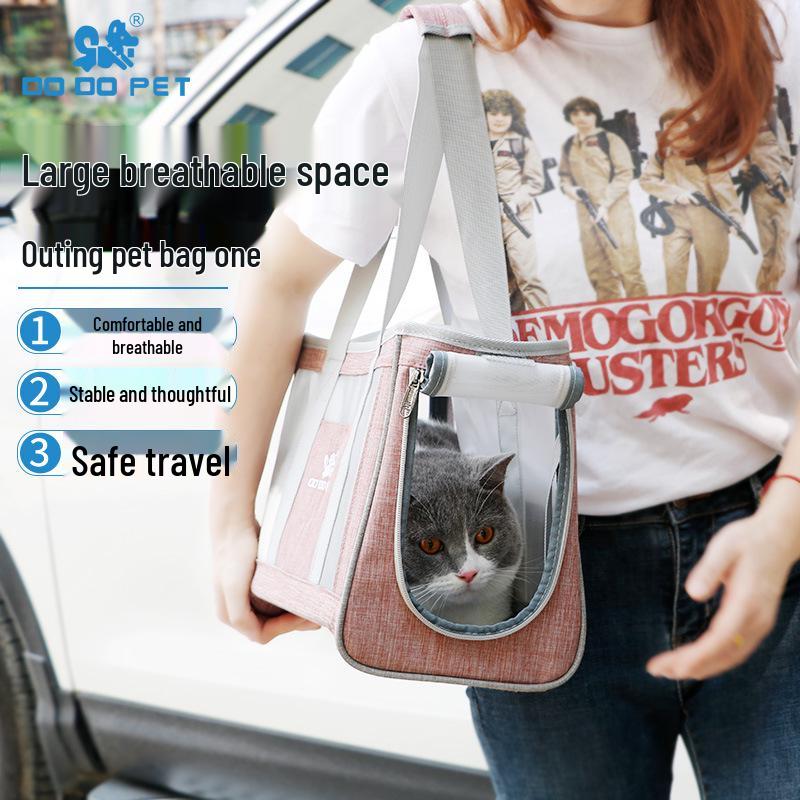 Portable Transparent Pet Backpack for Kittens and Small Dogs – Lightweight and Breathable Design
