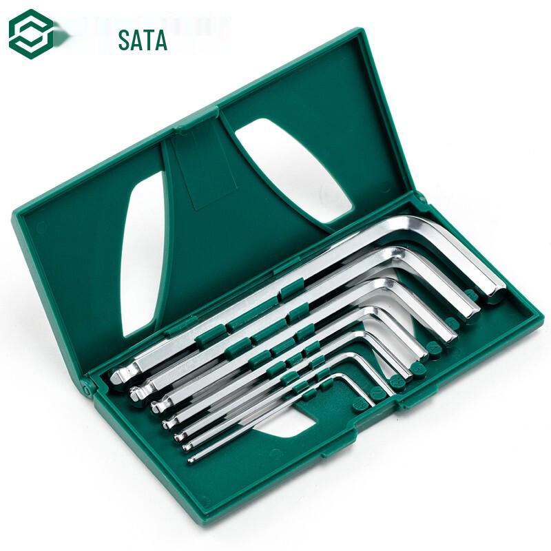 SATA 7-Piece Metric Ball-End Hex Key Set