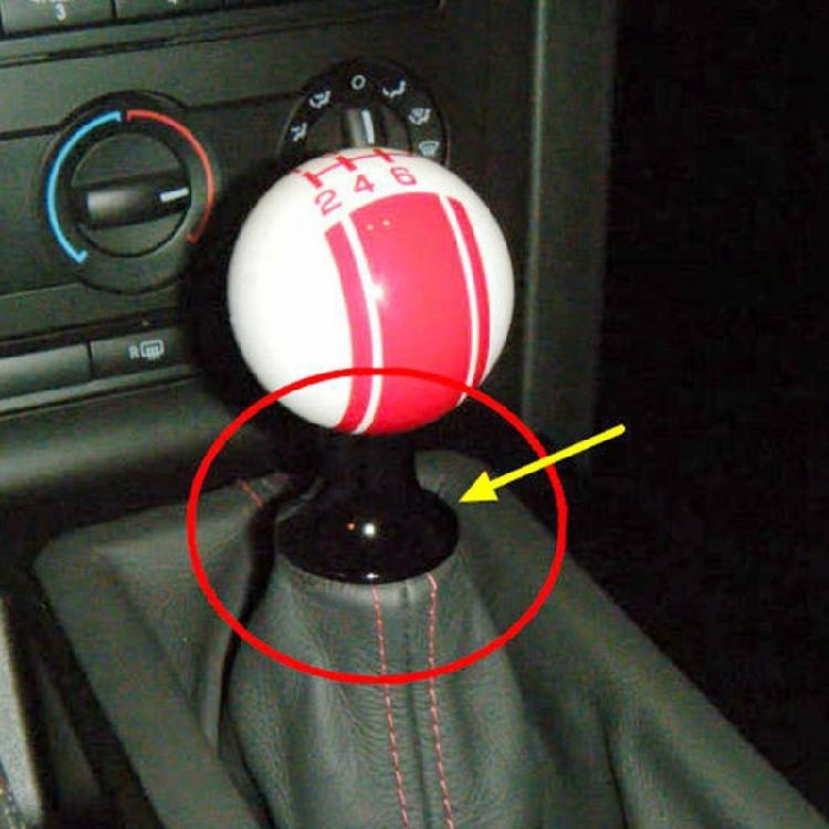 Aluminum Shifter Boot Retainer Universal Shifter Knob Adapter Connector for Vehicle M12x1.25 Shifter Knob Boot Retainer