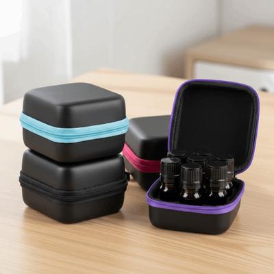 EVA 7 Bottles Storage Case Hard Shell Dust-proof Essential Oil Case Waterproof Wear-resistant Box Storage Case for Home