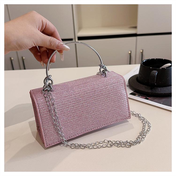 New Full Diamond Shiny Handbag Birthday Wedding Banquet Dinner Bag Shoulder Bag Messenger Bag Handbag