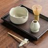 voocye Matcha Tea Ceremony Set with Tea Matcha Whisk Tea Tea Ceremony Tea Tea Tea Ceremony Perfect Gift Set, 7-Piece 100-Standing Whisk, Bowl, Stand,