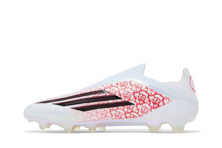 Lamine Yamal x adidas F50 Elite Fără Șireturi FG 'Cloud White Black Lucid R'