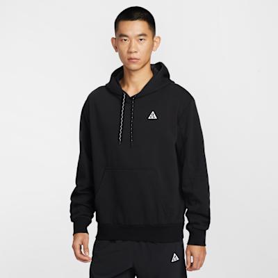 Nike Sweatshirts Men s Black Hooded Moderate Regular S