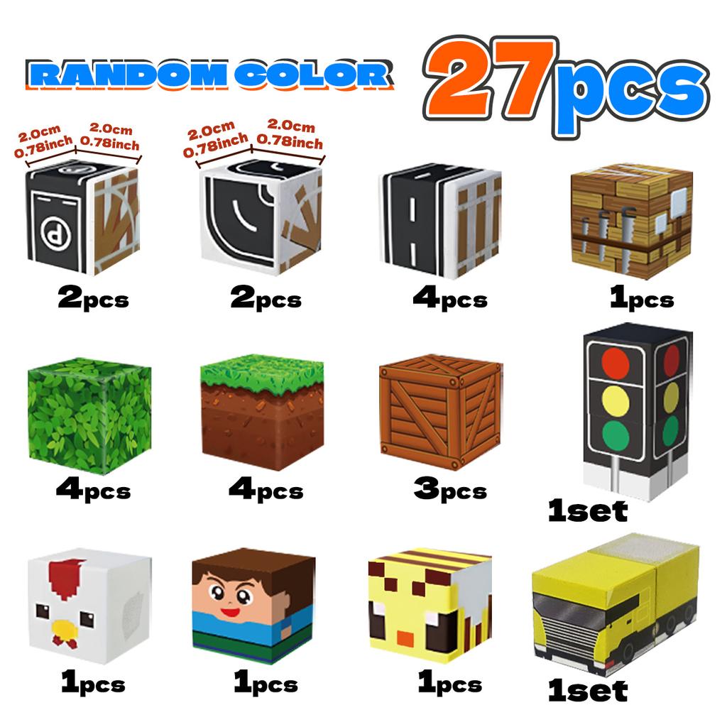 High-Quality Magnetic High-Quality Blocks - High-Quality Grassland High-Quality Magnetic High-Quality Building High-Quality Blocks High-Quality Set