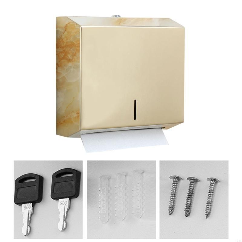 

Настенный диспенсер для бумажных полотенец, кухонная коробка из нержавеющей стали с замком