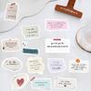 50/100PCS Fragmented Text Retro Handmade Stickers Nostalgia Laptop Luggage Cartoon Cool Skateboard Art Picture Phone Sticke