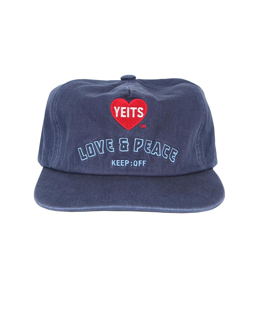Leopeukingjeu Love And Peace 5-Panel Cap - Navy