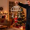 30cm Christmas Decorative Light Christmas Parachute Hanging Home Decor Light House Holiday Atmosphere Decoration