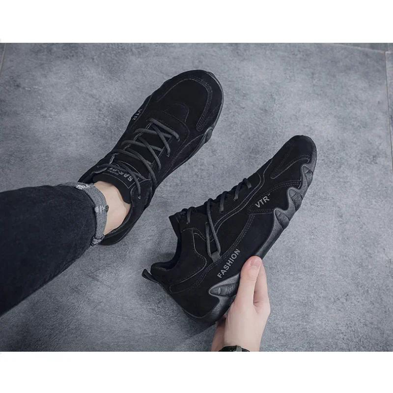 Pánské boty Ležérní boty Kotníkové boty Designérská móda Mokasíny Šněrovací boty Pánské boty Pánské tenisky Protiskluzové Nové Tenisky pro muže