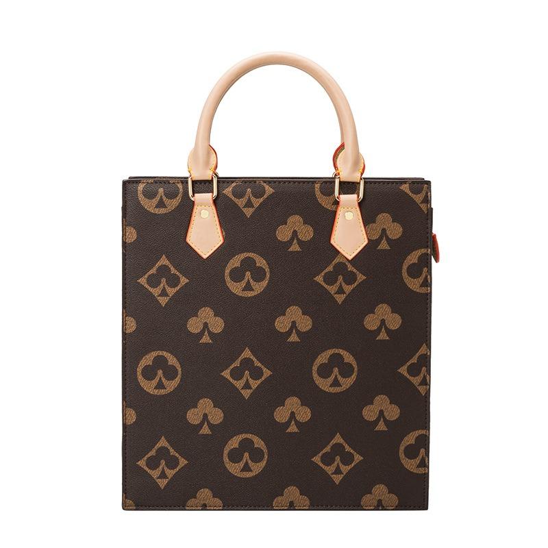 New Trendy Portable Women's Bag Large-capacity Work Business Briefcase Simple Vertical File Computer Bag