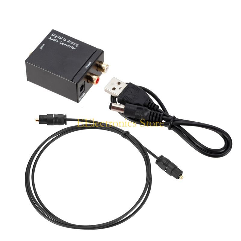 

B03C Digital to Analog Audios Converter Digital Optical Coax Coaxial Analog Audios Converter Adapter Amplifier Converter China Mainland