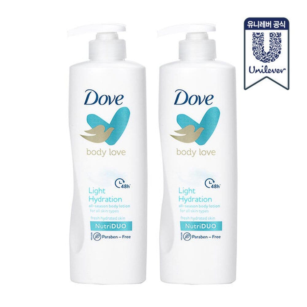 

DOVE Body Love Body Lotion Light Hydration 400ml x 2
