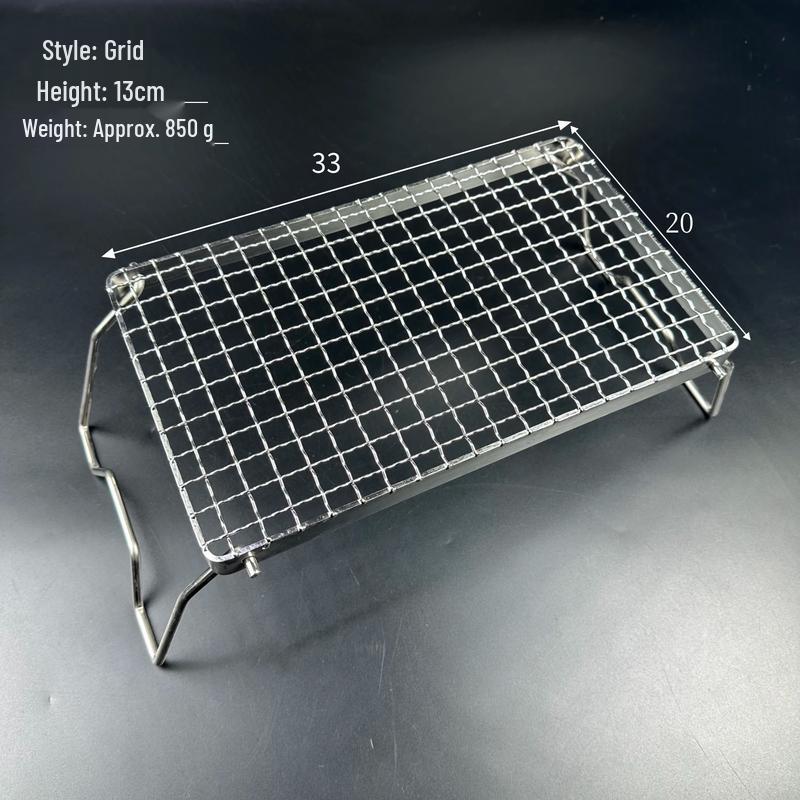 Foldable Stainless Steel Mini Barbecue Grill