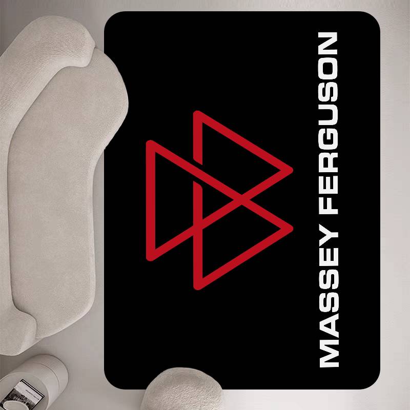 

M-Massey Ferguson Придверный коврик Моющийся Нескользящий Коврик для гостиной, зоны дивана и кресел Кухонный коврик для входной двери Ковер 40x60cm