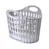 Panier à linge pliable style bohème avec poignée - conception rectangulaire en plastique durable, respirant et léger