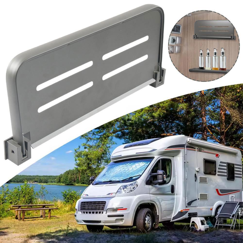 Newest RV Wall Frame 300x133mm Aluminum Folding Storage Car Storage Modification Tools RV Seasoning Rack Washbasin Supplies Z8B8