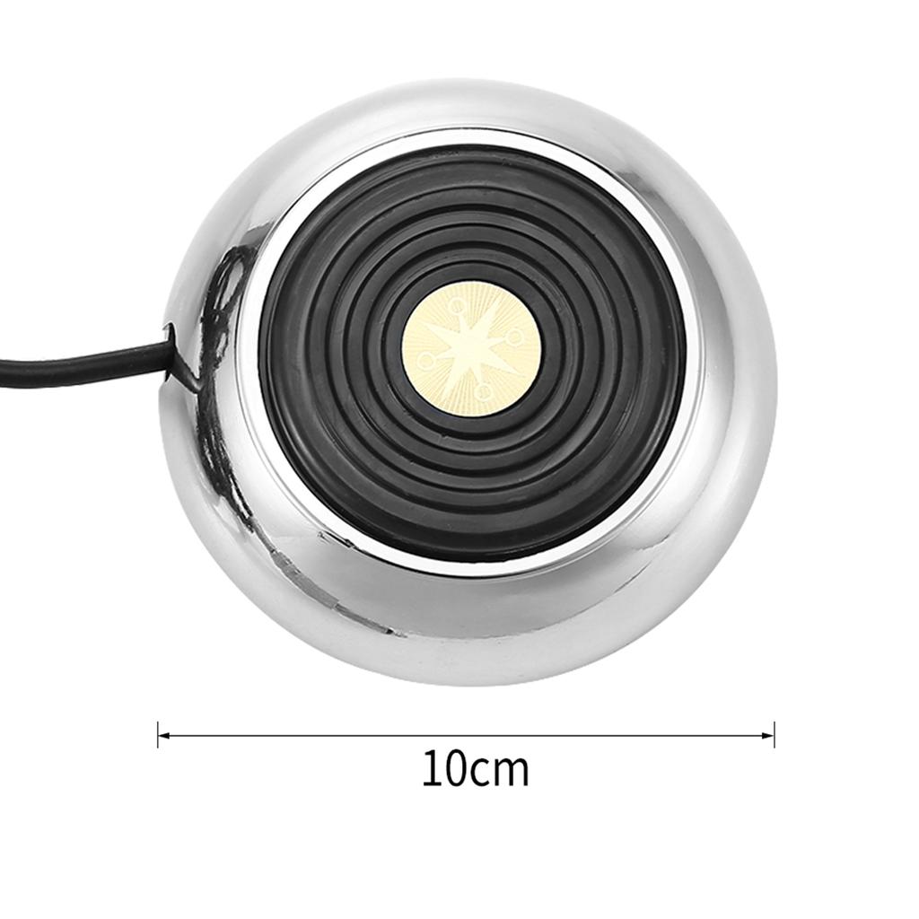 Stainless Steel Round Tattoo Foot Pedal Switch Tattoo Machine Power Supply Accessory