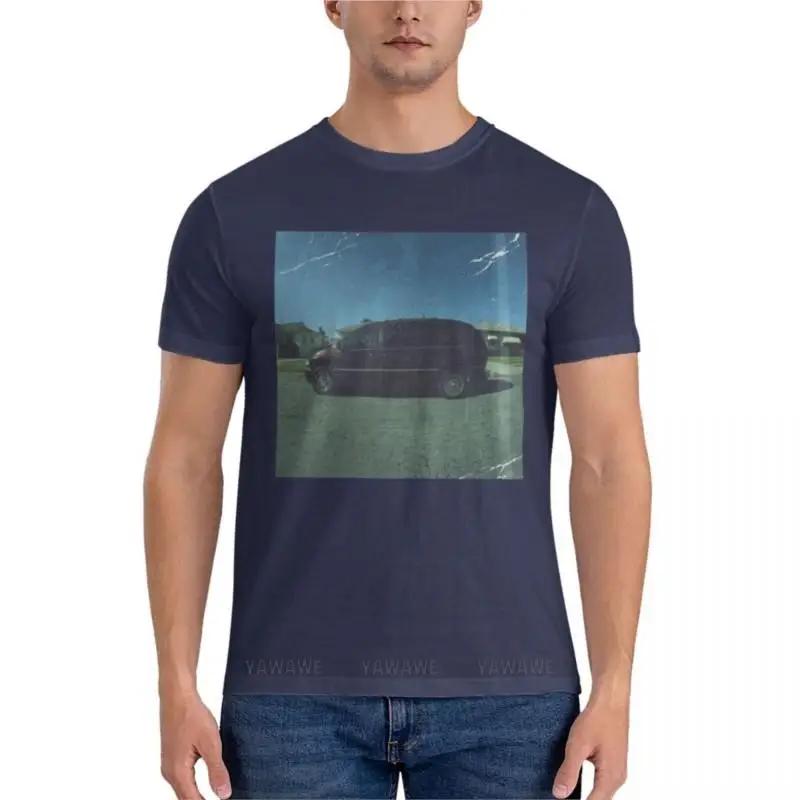 Herren Rundhals T-Shirt Deluxe Figurbetontes T-Shirt schwarze T-Shirts für Männer Vintage T-Shirt Neuauflage T-Shirt