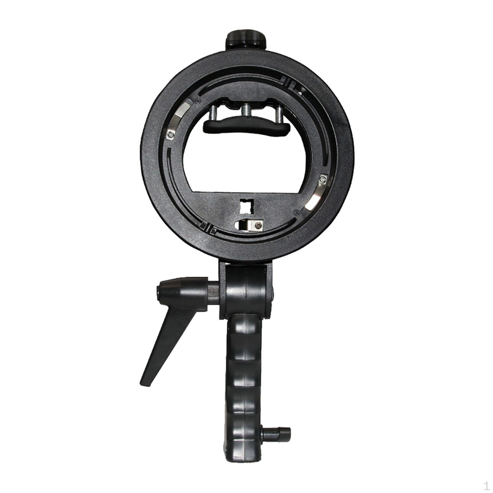 

Легкий кронштейн S-типа, держатель вспышки Speedlite для Snoot 15.5cmx4.5cmx26.5cm