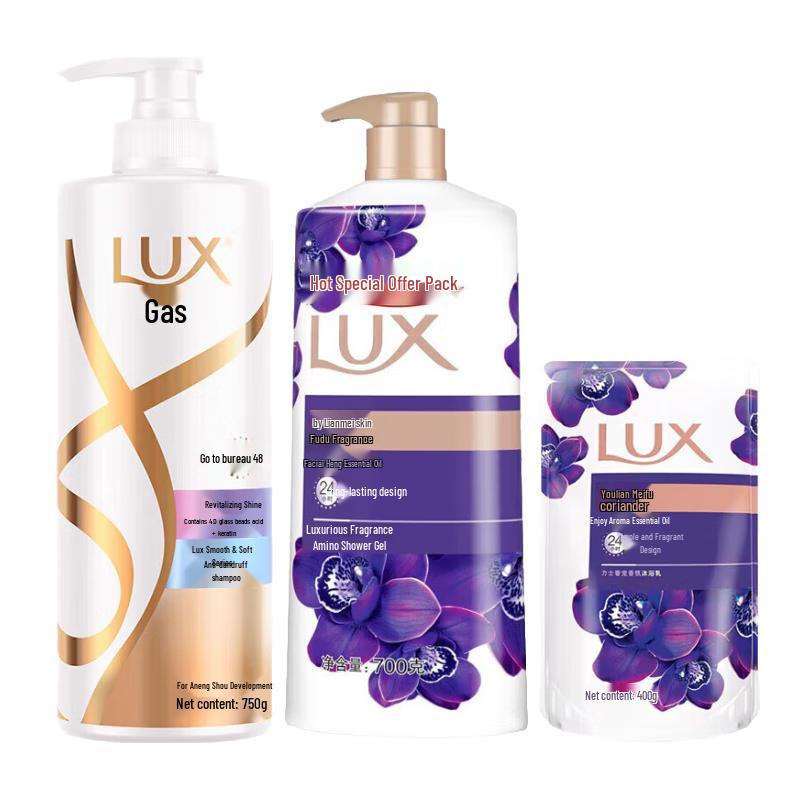 

Lux Anti-Dandruff & Elegant Charm Wash & Bath Combo Set