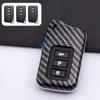 Abs Carbon Fiber Car Smart Key Cover Case Keychain For Lexus Nx Rx Lx Is Es Gs 200T 250 300 300H 350 450H 500H Accessories
