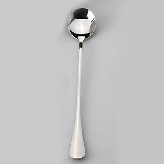 Küchenhelfer für Zuhause, 4 Stück, lang, rund, Edelstahl, für Kaffee, Honig, Eis