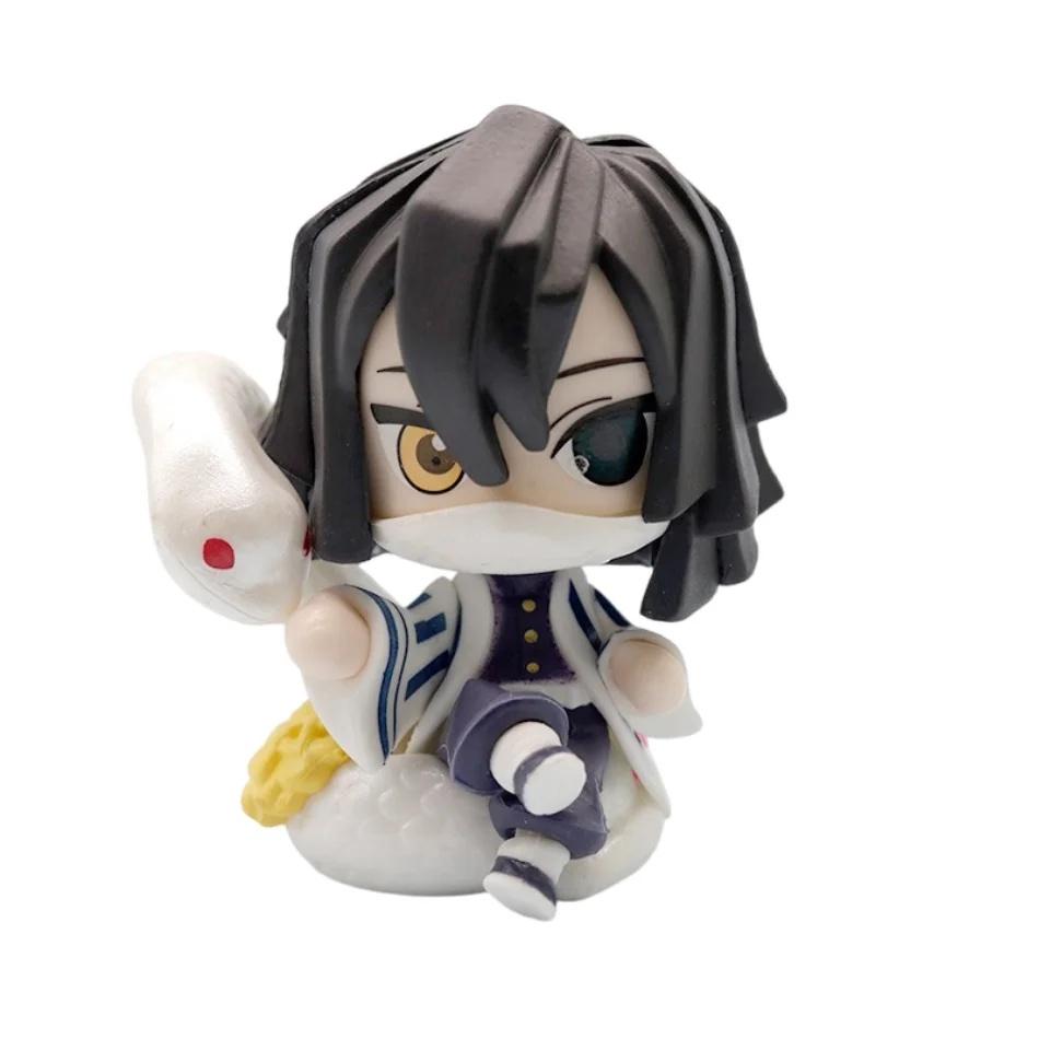 Demon Slayer Figure Set 12pcs Q Version Anime PVC Collectible Model Toy Desktop Decoration Gift for Fans