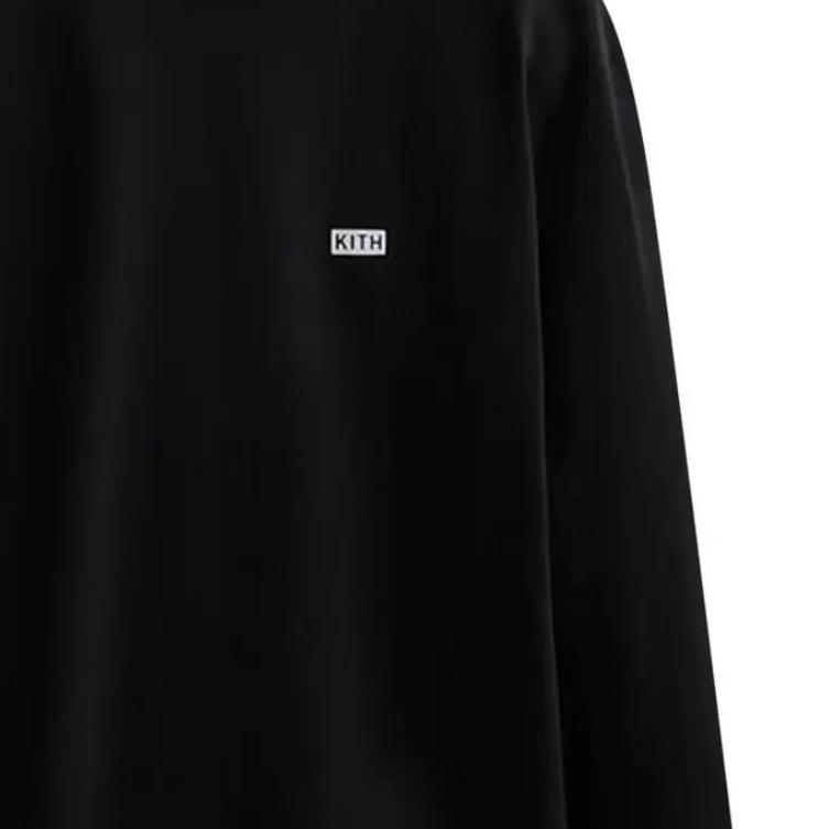 Kith Long-Sleeve Lax Tee Black Men Tops KHM030688-001