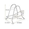 Support de couvercle de casserole en acier inoxydable, support de planche à découper multifonctionnel, organisateur de comptoir pour la maison