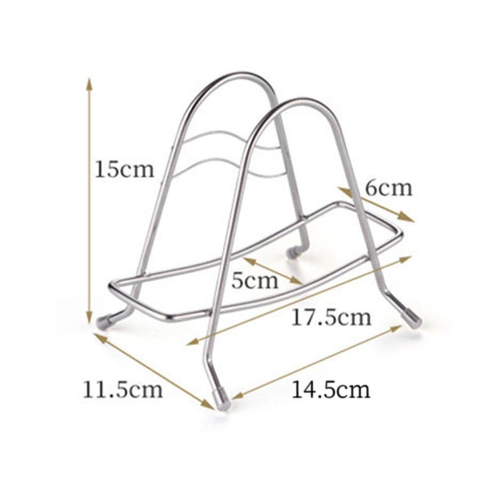 Support de couvercle de casserole en acier inoxydable, support de planche à découper multifonctionnel, organisateur de comptoir pour la maison