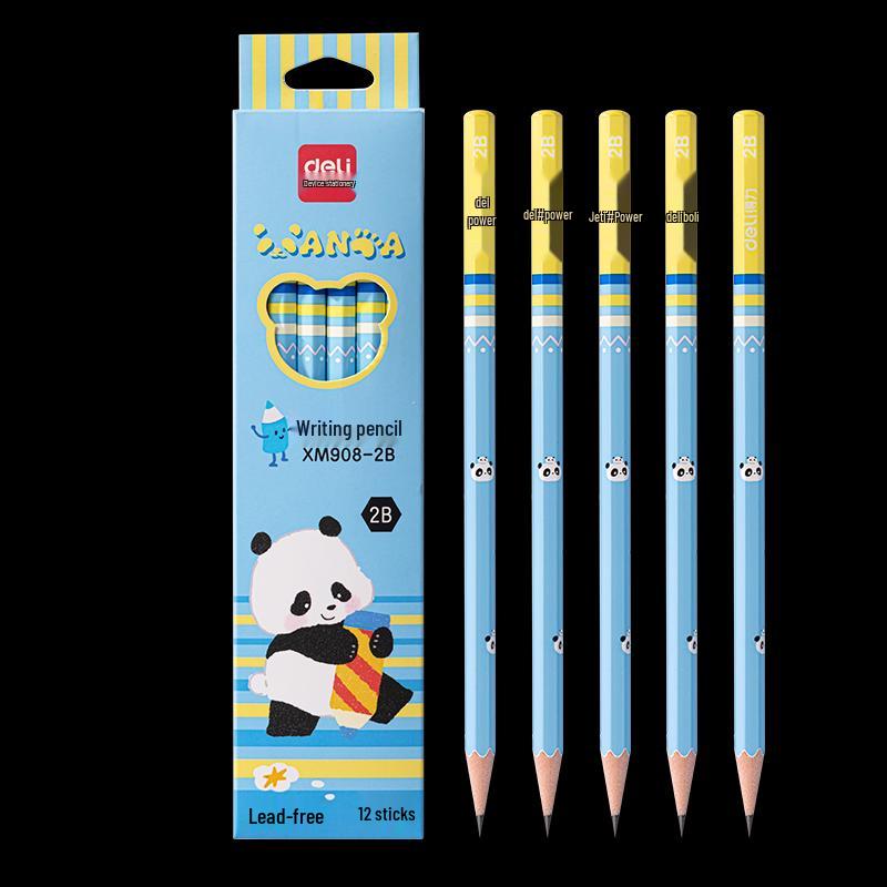 Deli Panda Theme 2B Hexagonal Pencils