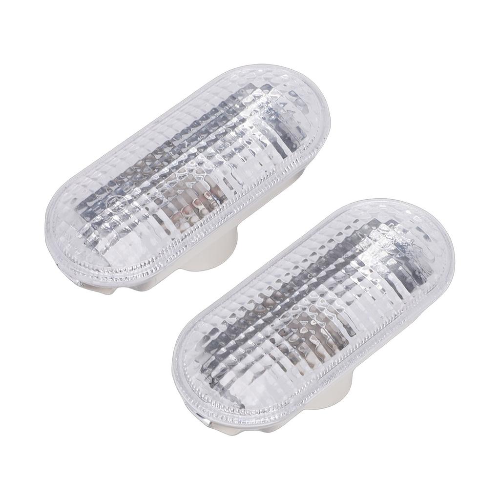 1 Pair Side Marker Light Cover Clear Lens Left Right 1336185 Replacement for Ford Focus Fiesta Fusion