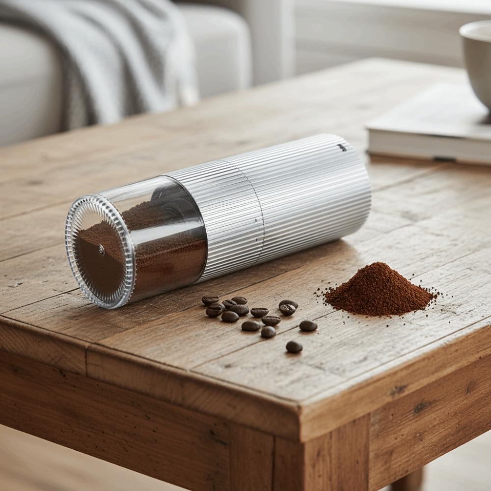 Adjustable Coarseness Portable Coffee Grinder Automatic Coffee Grinding Machine Outdoor
