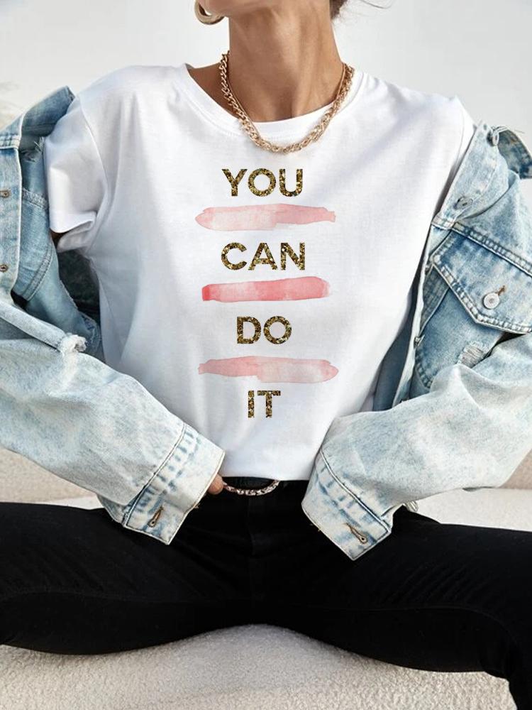 Love Heart Print Women T Shirt Summer Funny Short Sleeves O Neck  Tops Tee Female 90s Casual Fashion Clothing