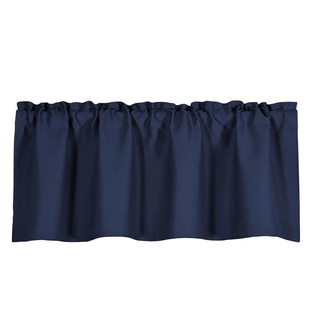 Fabric Short Curtains/valances With Rod Pocket Design For Easy Installation. Made Of Breathable, Skin-friendly Fabric, They Offer Partial And So