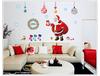 Christmas Tree and Old Man Cartoon Wall Sticker Shop Large Wall Self-adhesive Decorative Painting New Year's Wallpaper