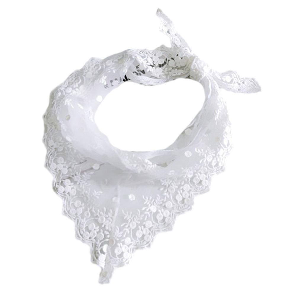 Ethnic Lace Scarf Headband for Girls Hair Scarf Bandana Headpiece Turban Hairband Women Photo Headscarf Head Accessory