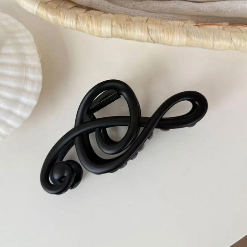 Creativity Musical Note Shape Hair Claw Clips Sweet Style Minimalist Shark Clip Headwear Hairpins Hair Accessories Gift