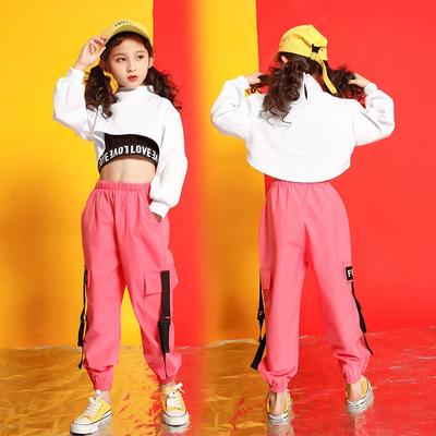 Dziewczyny Stroje Hip Hop Bluzy Bluzy Kostiumy dla dzieci Dziewczyny Dzieci Letnie ubrania