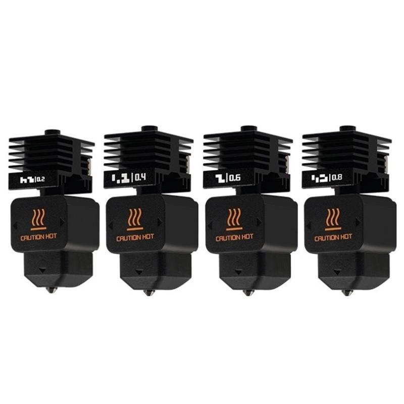 For Bambu Lab H2D End Kit High Flow Hardened Steel 0.2/0.4/0.6/0.8Mm End Nozzle Replaceable Compatible Bambu A1/A1 Mini