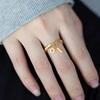 Vietnam Gold-Plated Copper Ring | Elegant Design | Fashionable Couple Style
