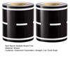 2 Rolls 19.4 Feet Road Bulletin Board Border Self-Adhesive Black Car Track Road Straight Die-Cut Rolled Border Trim for School Classroom Decoration