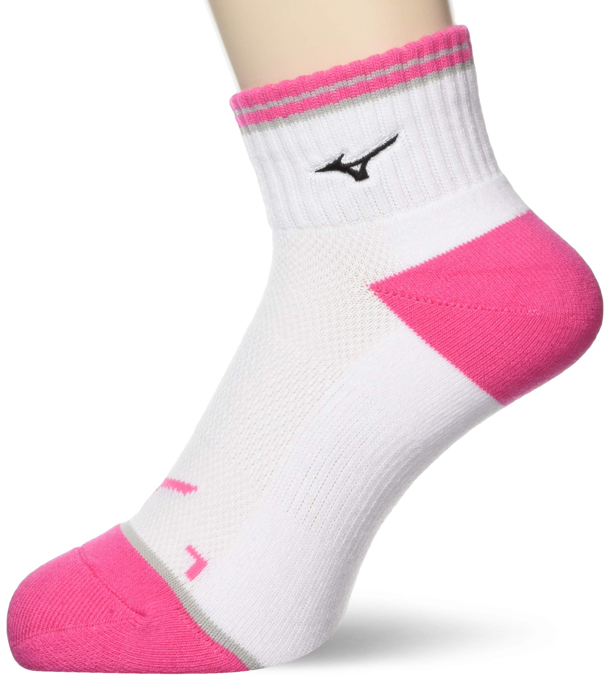 

Mizuno Tennis Short Socks White and Sizes cm 62JX0001, Pink, 22.0-25.0