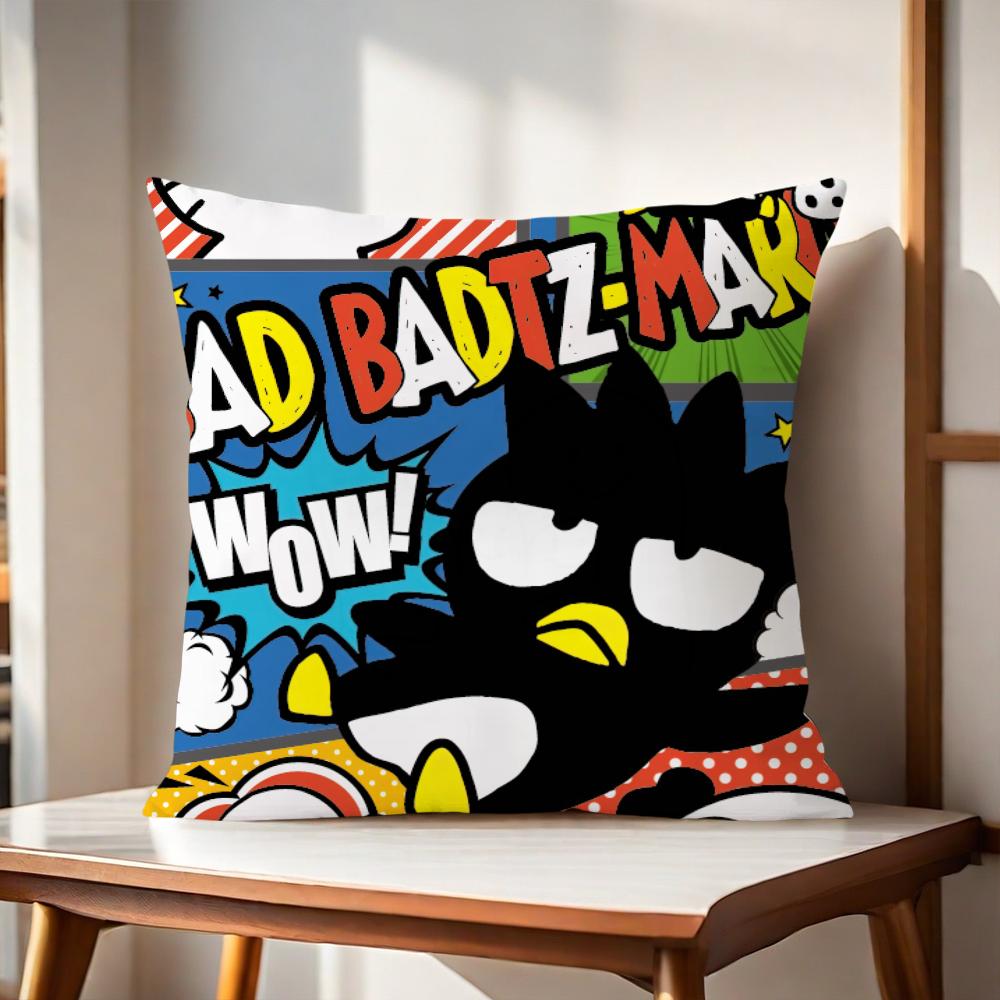 Cartoon Bad Badtz-Maru Cushion Cover For Pillow Printing Sofa Decoration Home Car Room Coffee Shop Office Nordic Simplicity