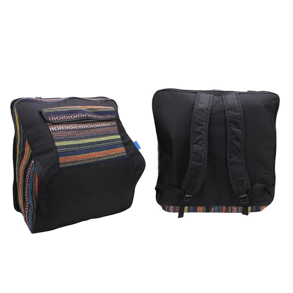 Accordion Backpack Ethnic Style Cotton Fabric Water Proof Shoulder Bag 48‑120 Bass Instrument Bag fo