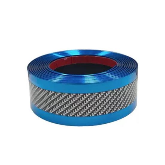 Carbon Fiber Car Door Protector Stickers Scratch-resistant Film Auto Trunk Sill Scuff Guard Tape for Enhanced Sealing Noise Reduction