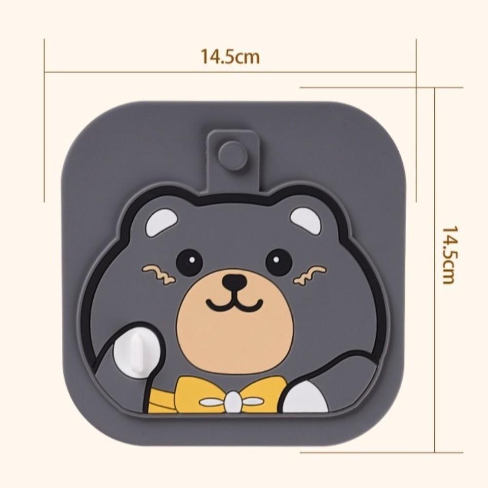 Cute 2 in 1 Sewer Floor Drain Cover Reusable Anti-blocking Shower Drain Cover Drainage Silicone Deodorant Mat For Kitchen Toilet